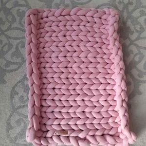 Chunky knit baby Play mat